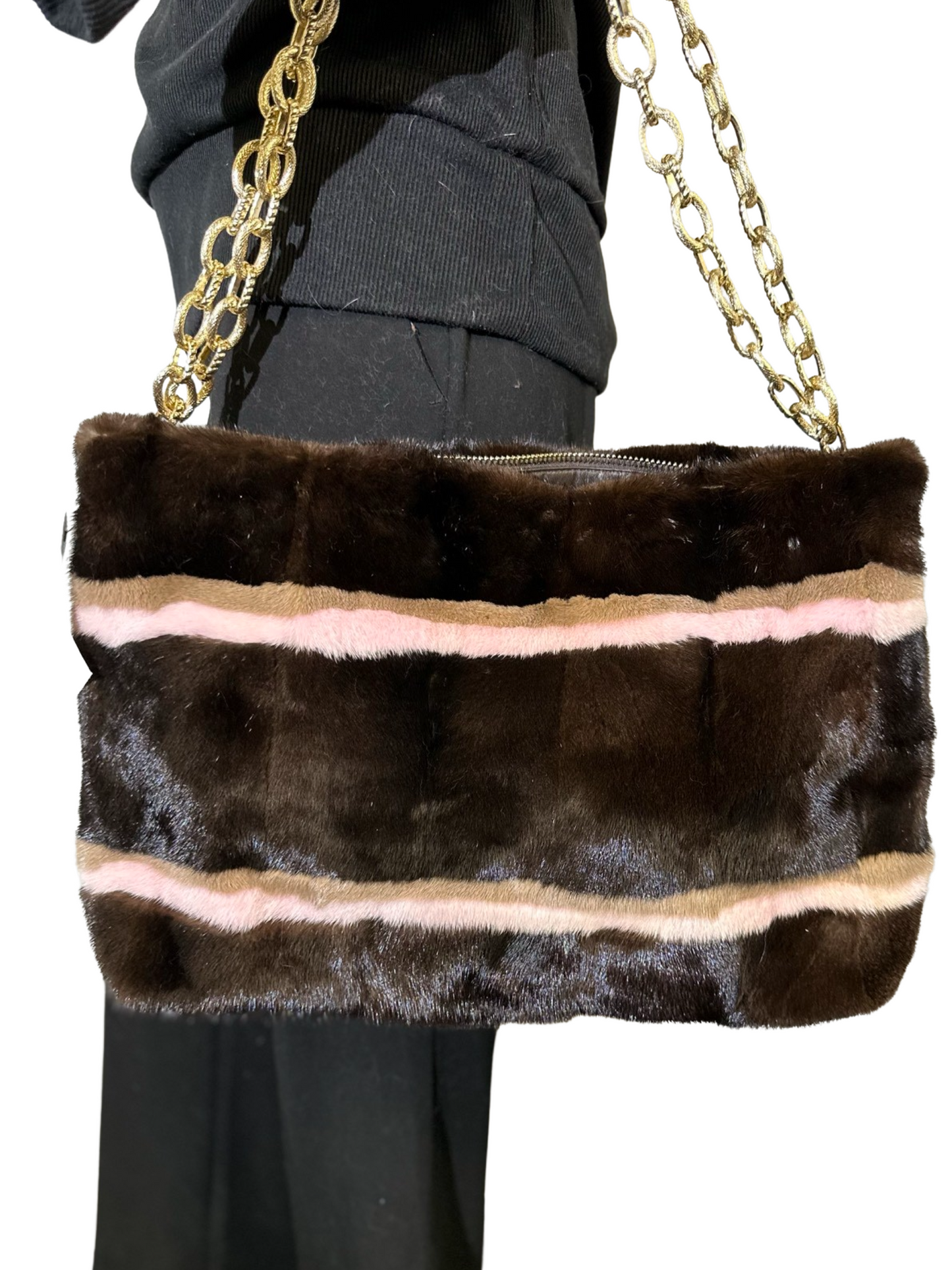 ON SALE- Large Mink Purse