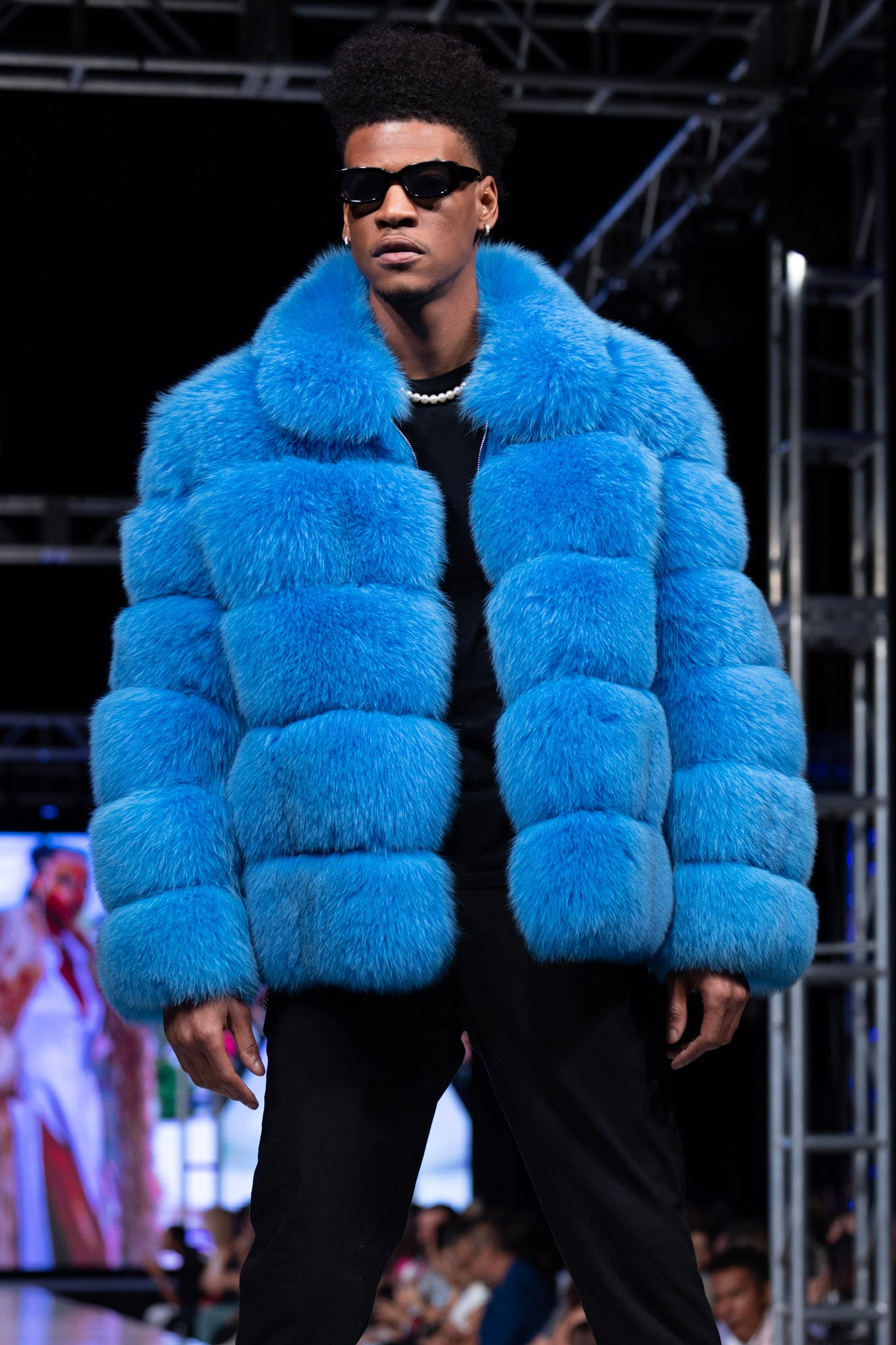 Men’s fur  Bomber Jacket