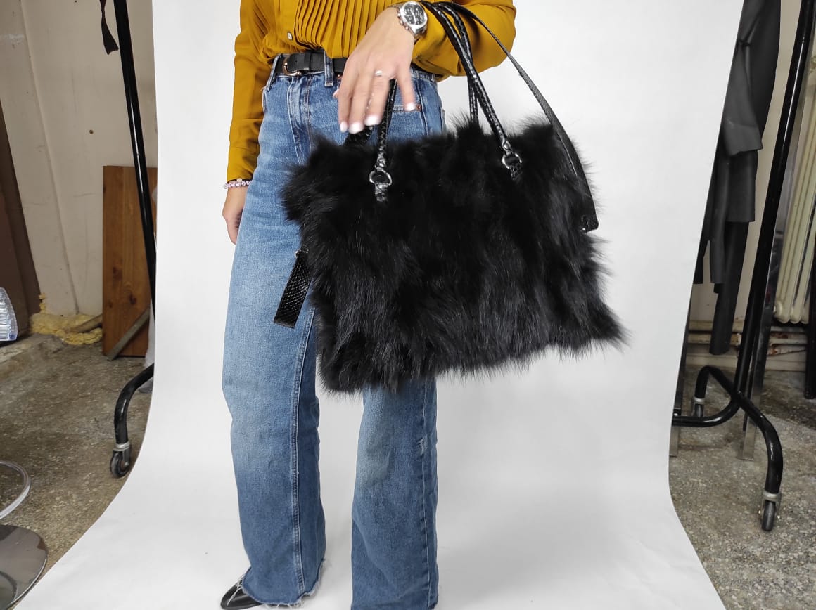 The Tatum J Collection Fur Bags- Pocket Books