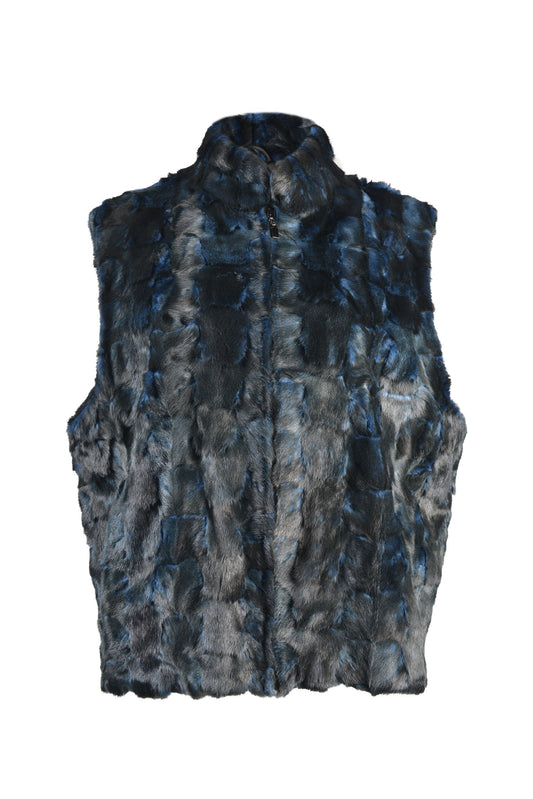 Mink Sections Vest